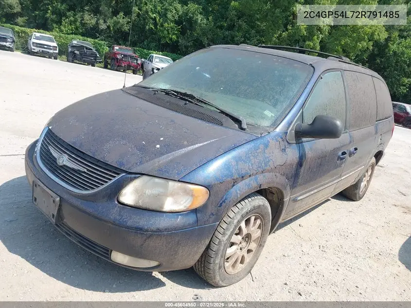2002 Chrysler Town & Country Lxi VIN: 2C4GP54L72R791485 Lot: 45604950