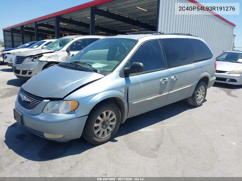 2003 Chrysler Town & Country Lxi VIN: 2C4GP54L93R191276 Lot: 45418909