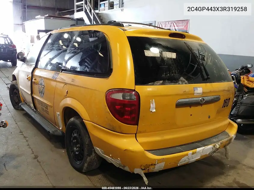2C4GP443X3R319258 2003 Chrysler Town & Country Lx
