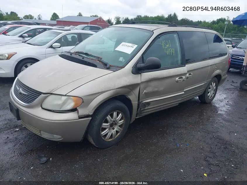 2004 Chrysler Town & Country Touring VIN: 2C8GP54L94R603468 Lot: 45214199