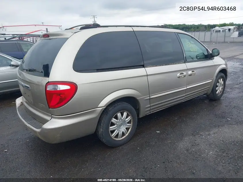 2004 Chrysler Town & Country Touring VIN: 2C8GP54L94R603468 Lot: 45214199