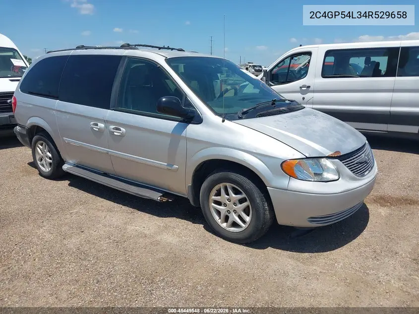 2004 Chrysler Town & Country Touring VIN: 2C4GP54L34R529658 Lot: 45449548