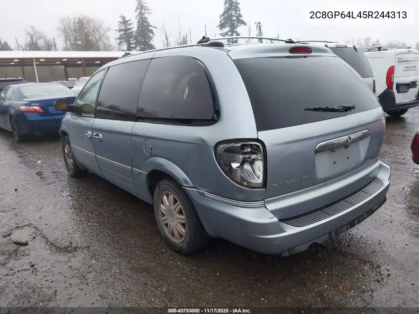 2C8GP64L45R244313 2005 Chrysler Town & Country Limited