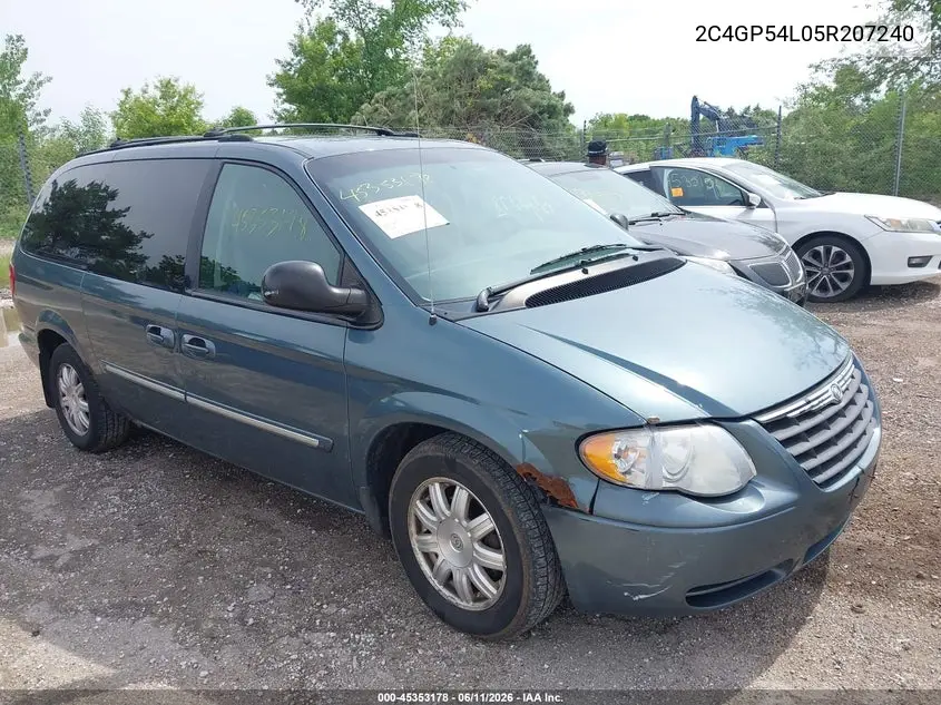 2005 Chrysler Town & Country Touring VIN: 2C4GP54L05R207240 Lot: 45353178