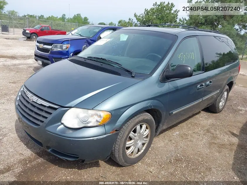 2005 Chrysler Town & Country Touring VIN: 2C4GP54L05R207240 Lot: 45353178