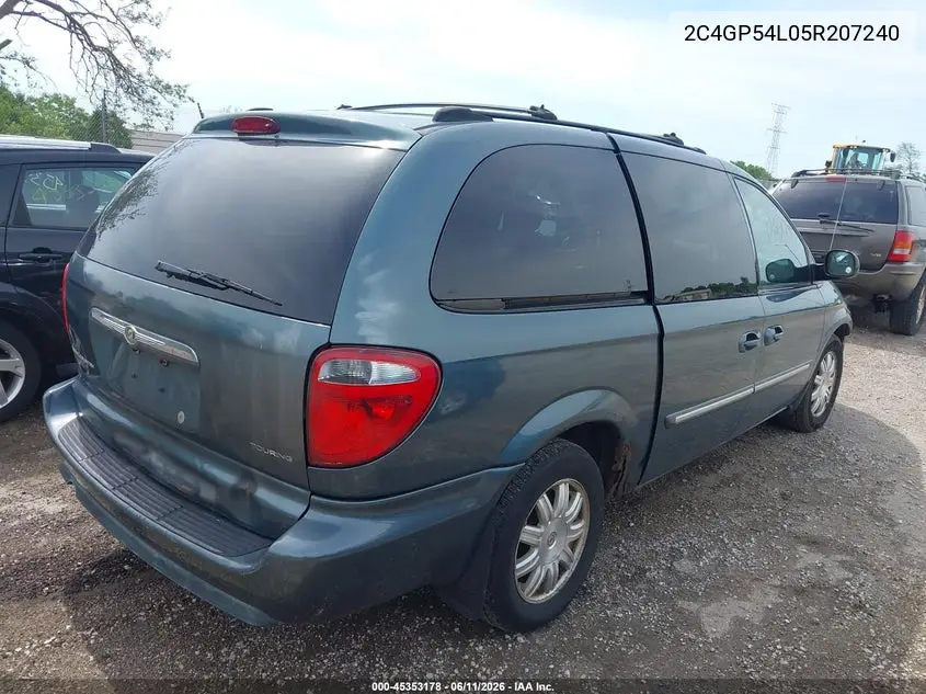 2005 Chrysler Town & Country Touring VIN: 2C4GP54L05R207240 Lot: 45353178