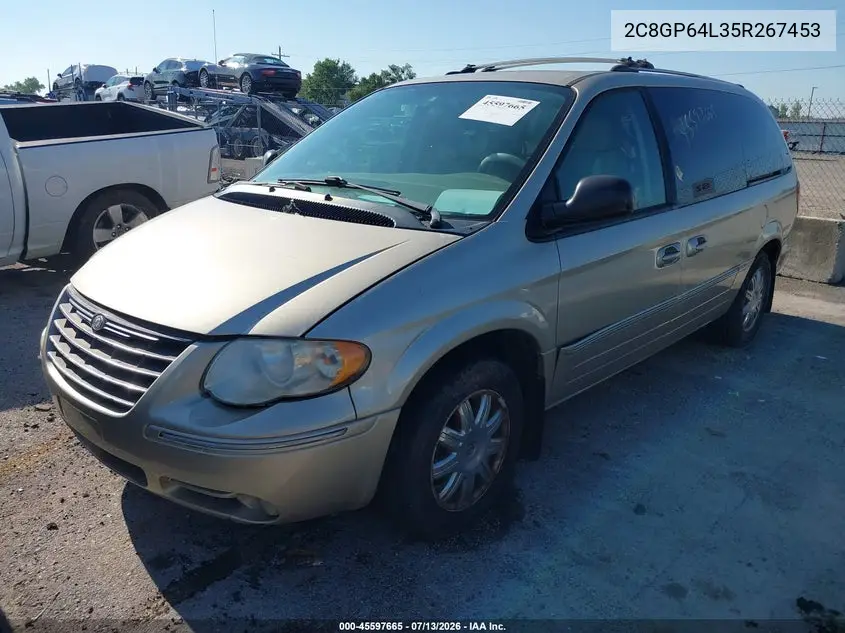 2005 Chrysler Town & Country Limited VIN: 2C8GP64L35R267453 Lot: 45597665