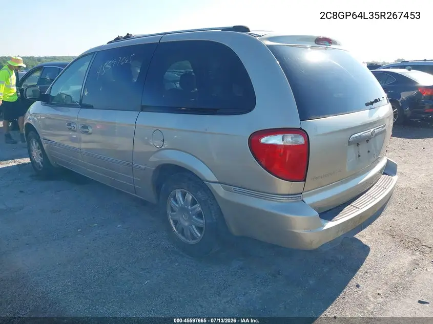 2005 Chrysler Town & Country Limited VIN: 2C8GP64L35R267453 Lot: 45597665