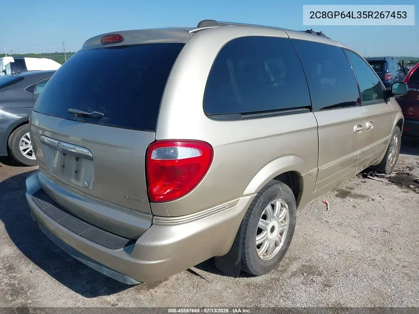 2005 Chrysler Town & Country Limited VIN: 2C8GP64L35R267453 Lot: 45597665