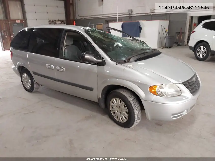 2005 Chrysler Town & Country VIN: 1C4GP45R55B221646 Lot: 45622517