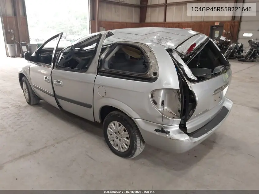 2005 Chrysler Town & Country VIN: 1C4GP45R55B221646 Lot: 45622517