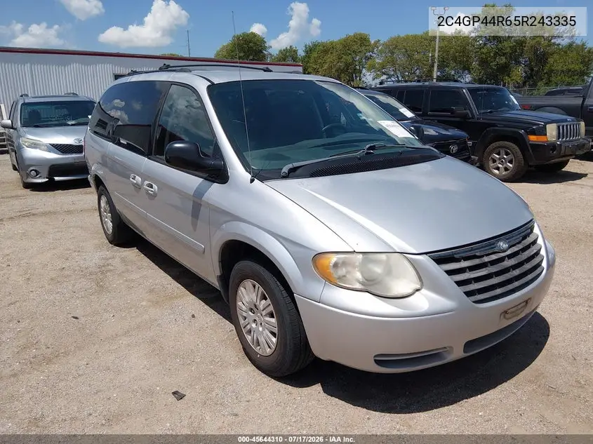 2005 Chrysler Town & Country Lx VIN: 2C4GP44R65R243335 Lot: 45644310