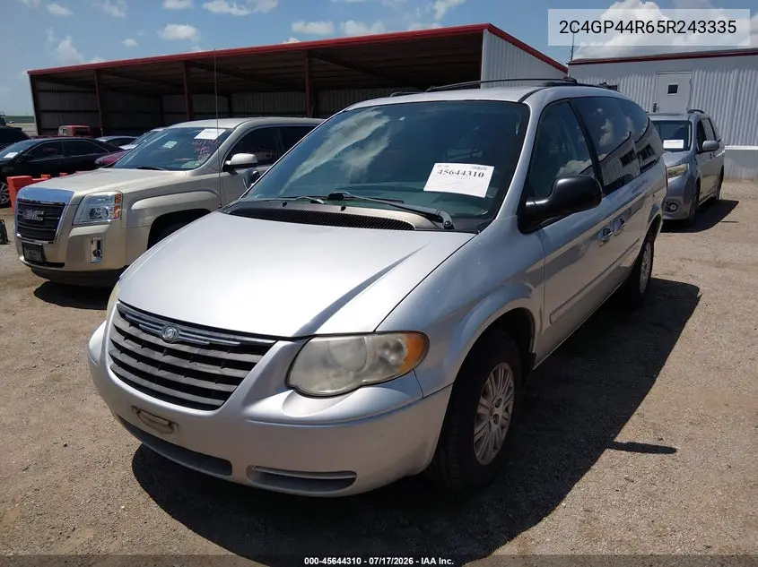 2005 Chrysler Town & Country Lx VIN: 2C4GP44R65R243335 Lot: 45644310
