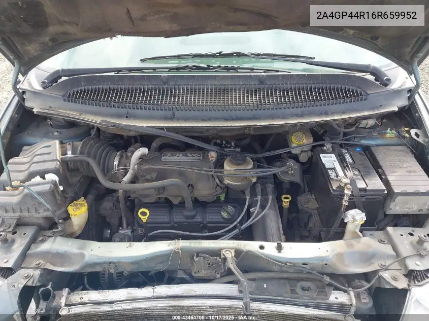 2A4GP44R16R659952 2006 Chrysler Town & Country Lx