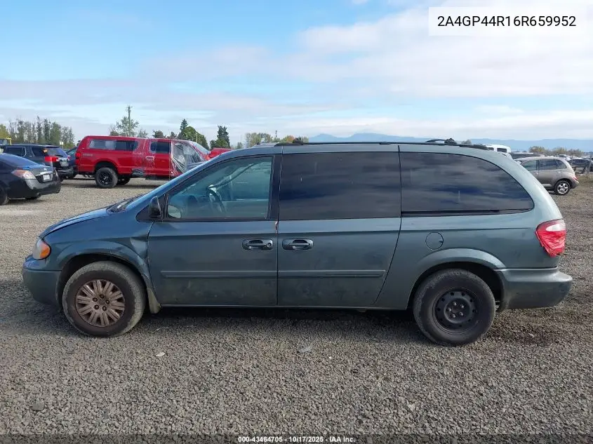 2A4GP44R16R659952 2006 Chrysler Town & Country Lx
