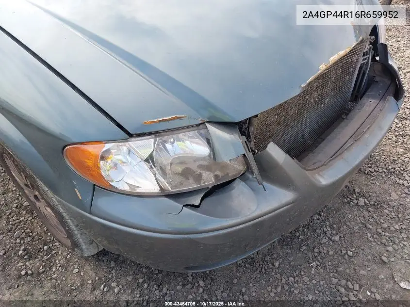 2A4GP44R16R659952 2006 Chrysler Town & Country Lx