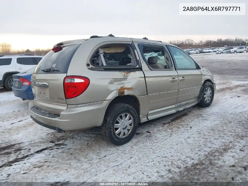 2A8GP64LX6R797771 2006 Chrysler Town & Country Limited