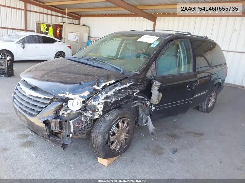 2006 Chrysler Town & Country Touring VIN: 2A4GP54L46R655735 Lot: 45562233