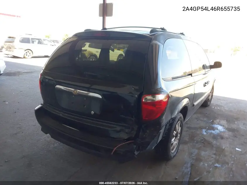 2006 Chrysler Town & Country Touring VIN: 2A4GP54L46R655735 Lot: 45562233