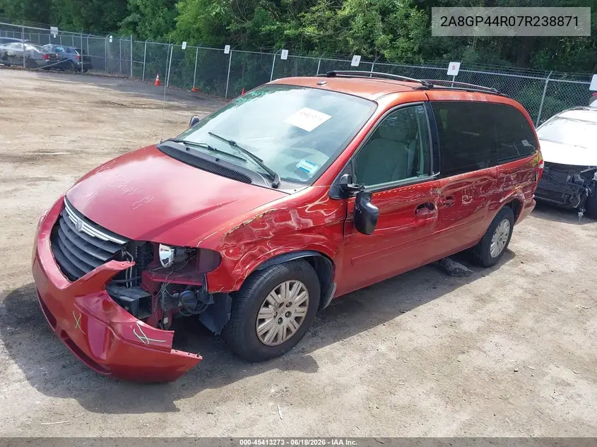 2007 Chrysler Town & Country Lx VIN: 2A8GP44R07R238871 Lot: 45413273