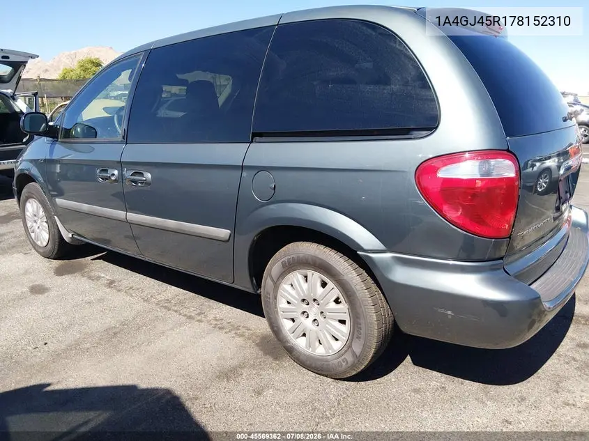 2007 Chrysler Town & Country VIN: 1A4GJ45R178152310 Lot: 45569362