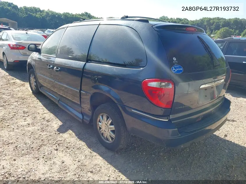 2007 Chrysler Town & Country Limited VIN: 2A8GP64L27R193732 Lot: 45625641