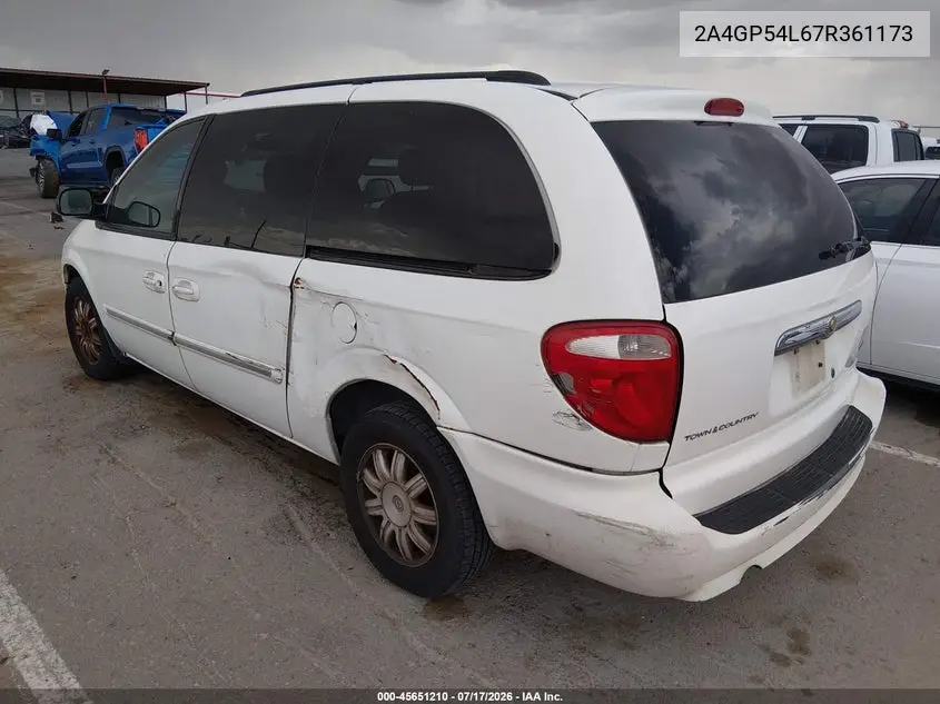 2007 Chrysler Town & Country Touring VIN: 2A4GP54L67R361173 Lot: 45651210