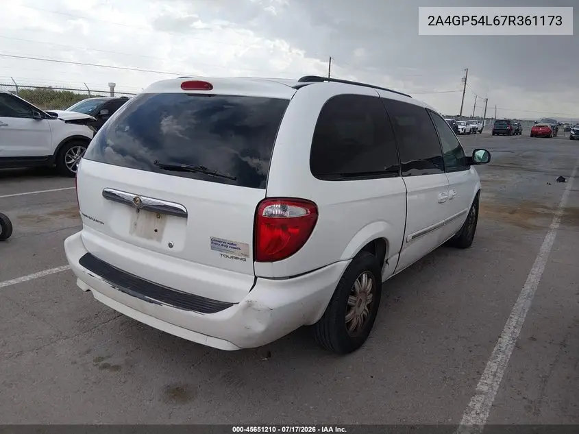 2007 Chrysler Town & Country Touring VIN: 2A4GP54L67R361173 Lot: 45651210
