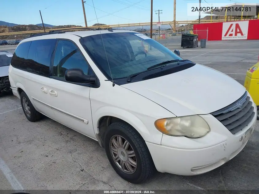 2007 Chrysler Town & Country Touring VIN: 2A4GP54L77R144781 Lot: 45665431