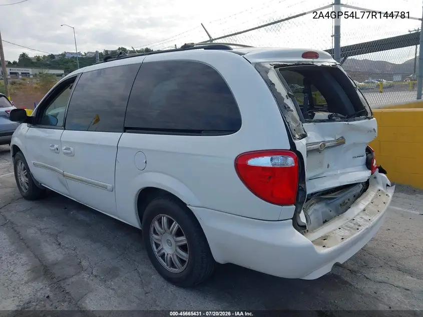2007 Chrysler Town & Country Touring VIN: 2A4GP54L77R144781 Lot: 45665431