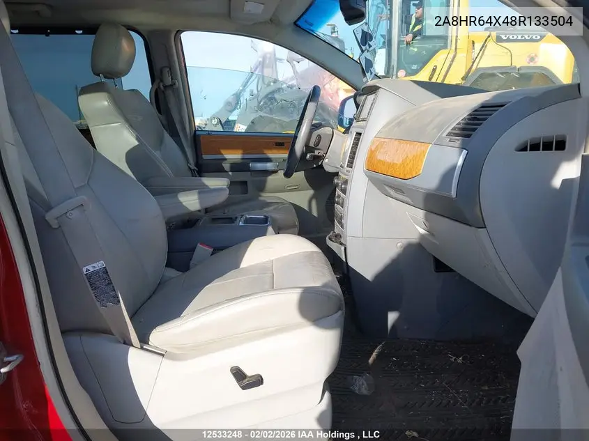 2008 Chrysler Town & Country Limited VIN: 2A8HR64X48R133504 Lot: 12533248