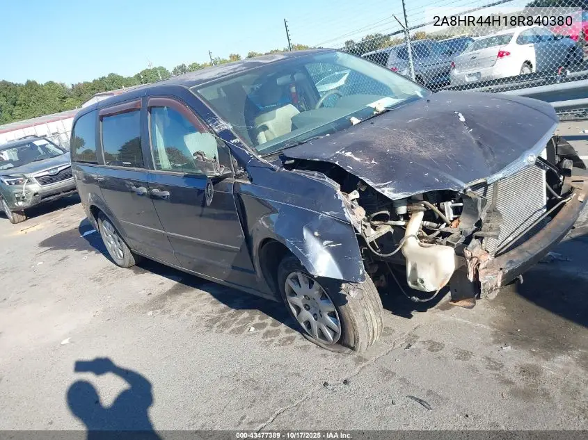 2A8HR44H18R840380 2008 Chrysler Town & Country Lx