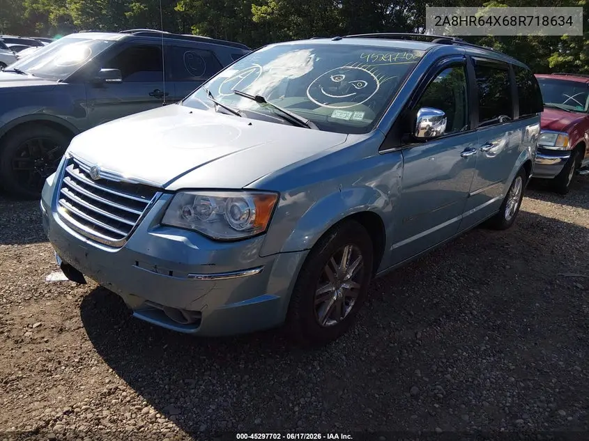 2008 Chrysler Town & Country Limited VIN: 2A8HR64X68R718634 Lot: 45297702