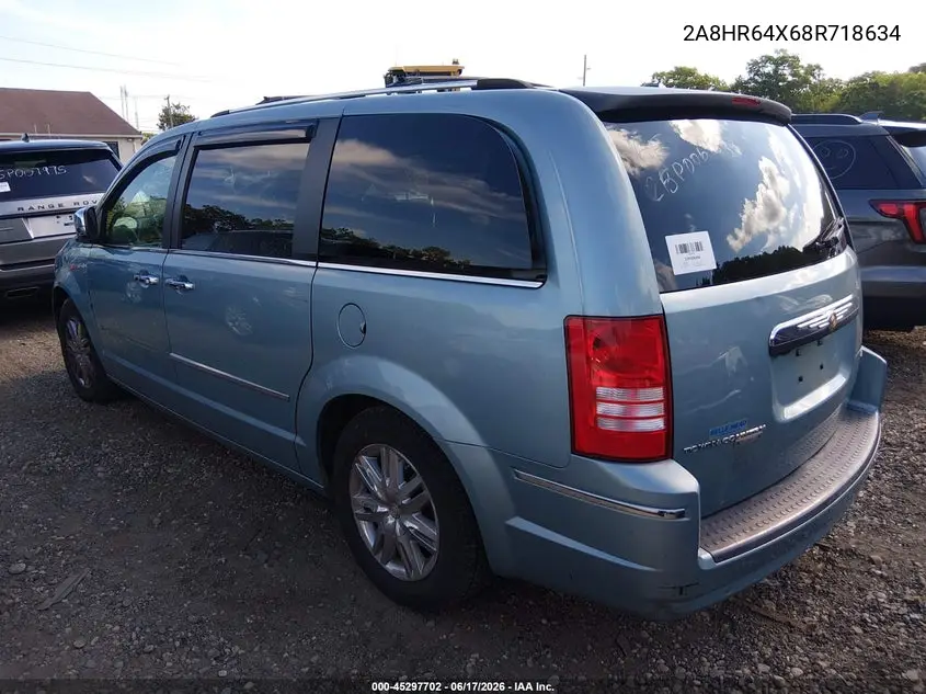2008 Chrysler Town & Country Limited VIN: 2A8HR64X68R718634 Lot: 45297702