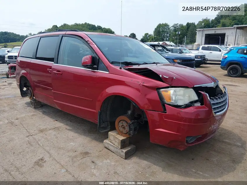 2008 Chrysler Town & Country Touring VIN: 2A8HR54P78R702226 Lot: 45528015