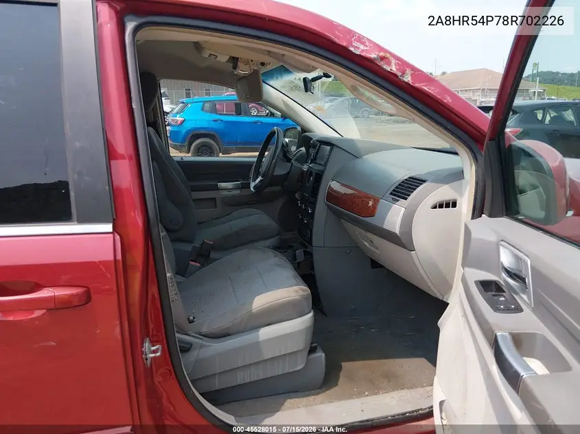 2008 Chrysler Town & Country Touring VIN: 2A8HR54P78R702226 Lot: 45528015
