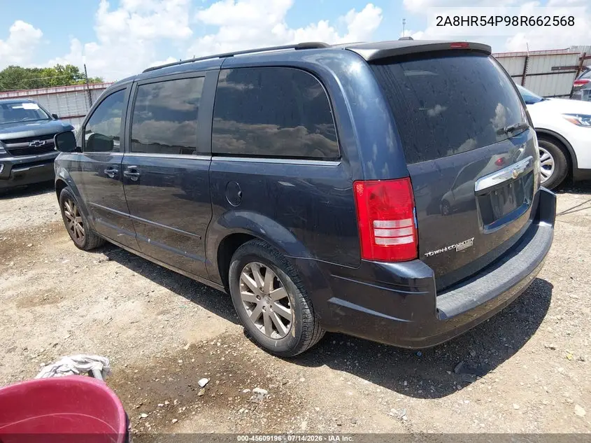 2008 Chrysler Town & Country Touring VIN: 2A8HR54P98R662568 Lot: 45609196