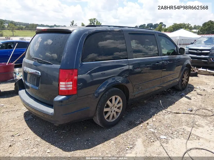 2008 Chrysler Town & Country Touring VIN: 2A8HR54P98R662568 Lot: 45609196