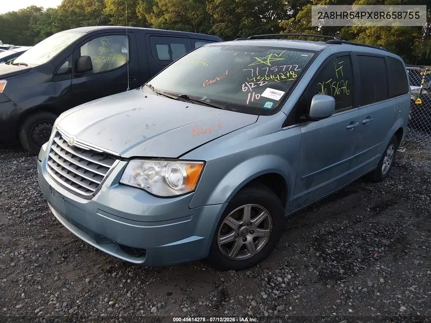 2008 Chrysler Town & Country Touring VIN: 2A8HR54PX8R658755 Lot: 45614278