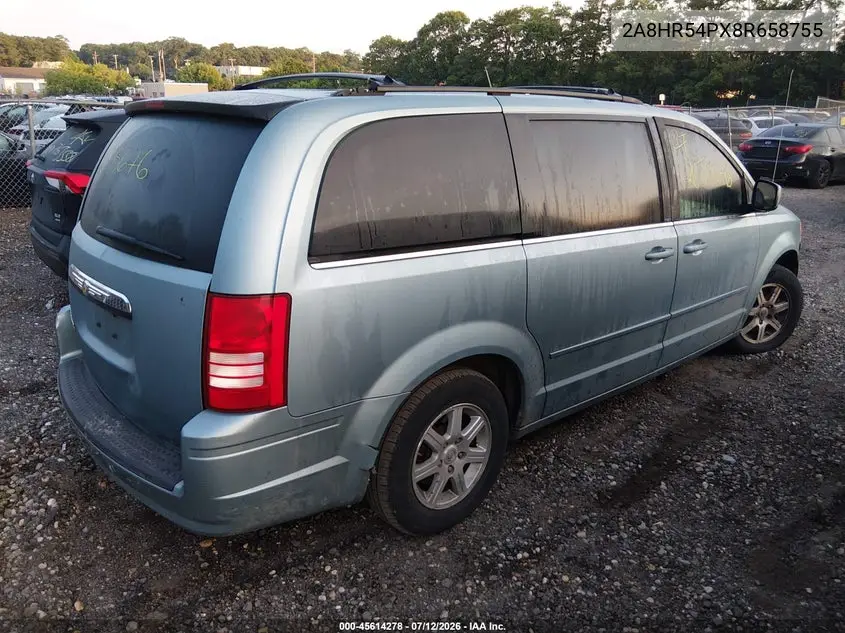 2008 Chrysler Town & Country Touring VIN: 2A8HR54PX8R658755 Lot: 45614278