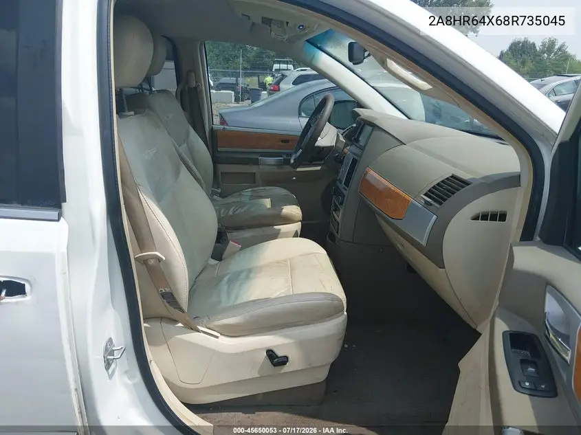 2008 Chrysler Town & Country Limited VIN: 2A8HR64X68R735045 Lot: 45650053