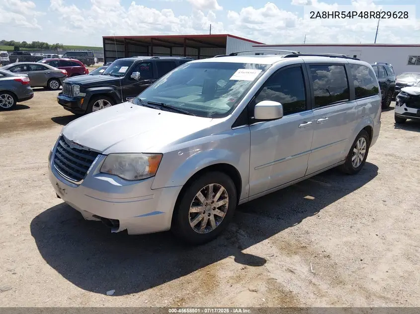 2008 Chrysler Town & Country Touring VIN: 2A8HR54P48R829628 Lot: 45658501