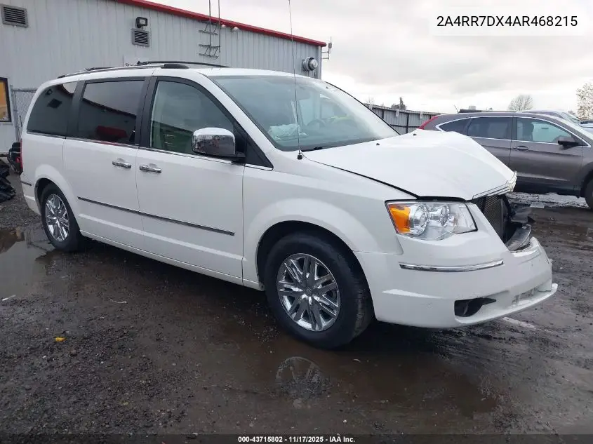 2A4RR7DX4AR468215 2010 Chrysler Town & Country New Limited