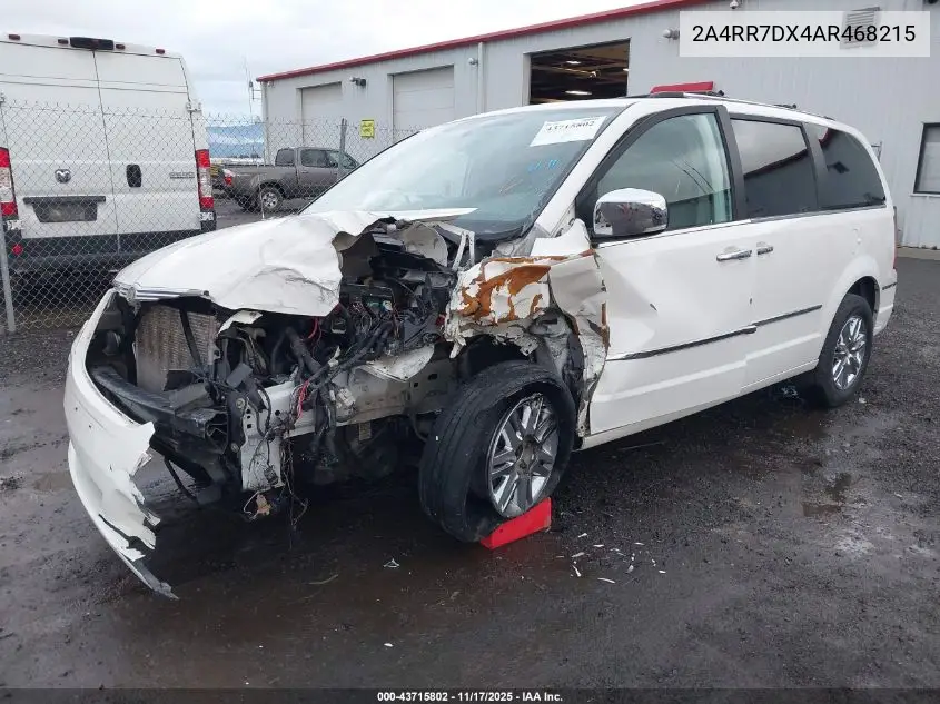 2A4RR7DX4AR468215 2010 Chrysler Town & Country New Limited