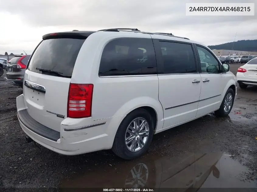 2A4RR7DX4AR468215 2010 Chrysler Town & Country New Limited