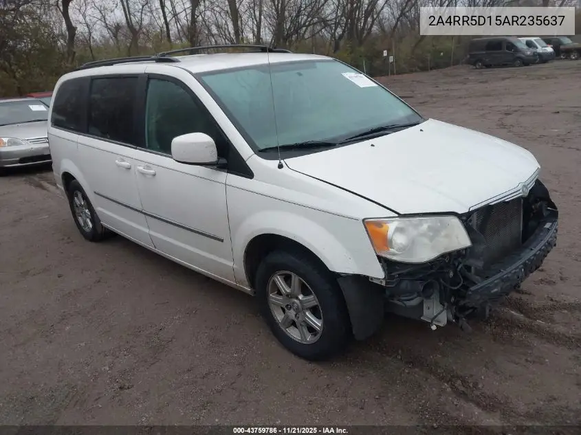 2A4RR5D15AR235637 2010 Chrysler Town & Country Touring