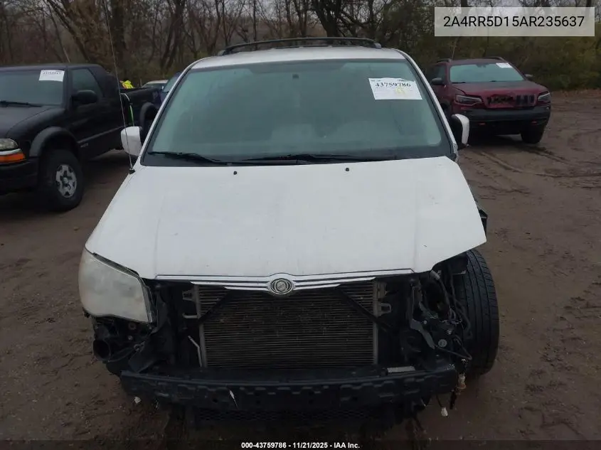 2A4RR5D15AR235637 2010 Chrysler Town & Country Touring