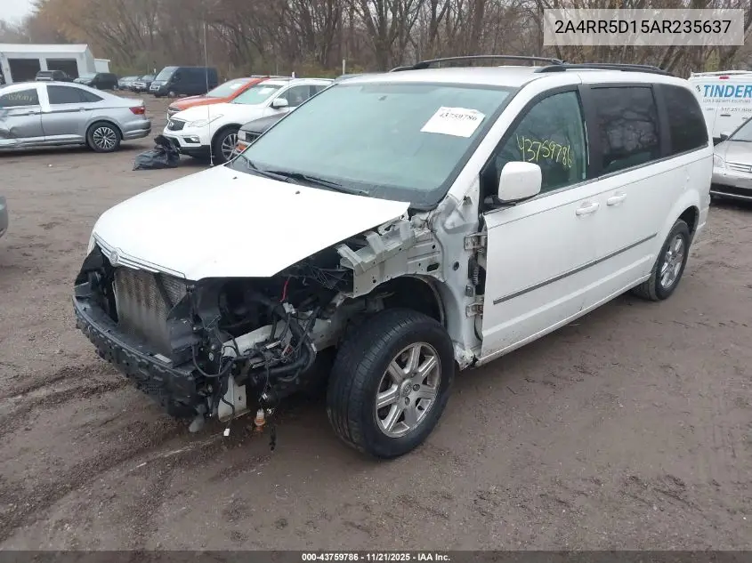 2A4RR5D15AR235637 2010 Chrysler Town & Country Touring