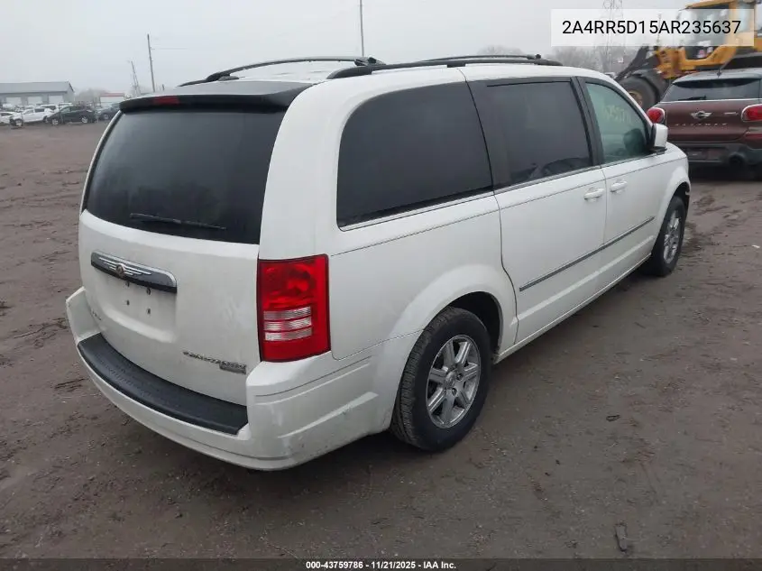 2A4RR5D15AR235637 2010 Chrysler Town & Country Touring