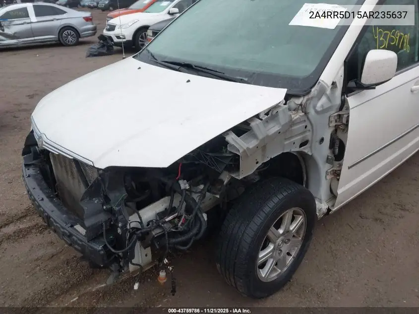 2A4RR5D15AR235637 2010 Chrysler Town & Country Touring